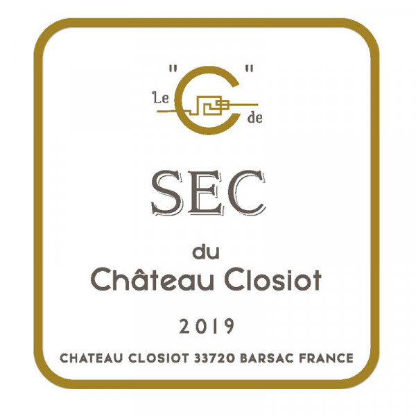 Bordeaux Blanc C de Sec - 2018