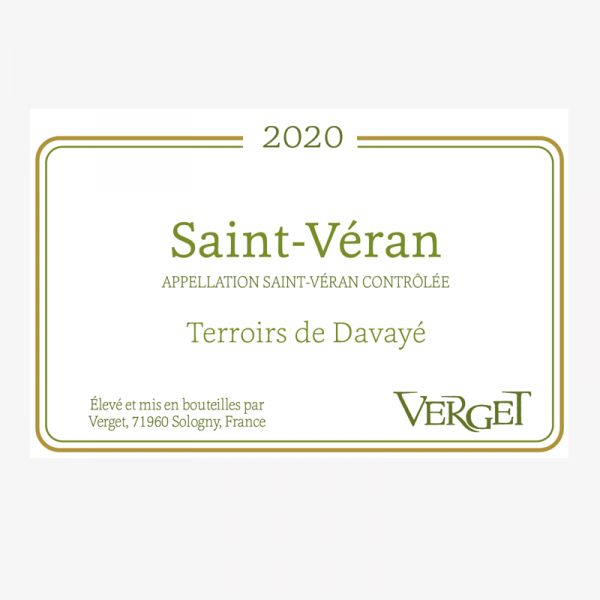 Saint-Véran "Terroirs de Davayé" 2020