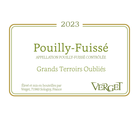 Pouilly-Fuissé « Grands Terroirs Oubliés » - 2022